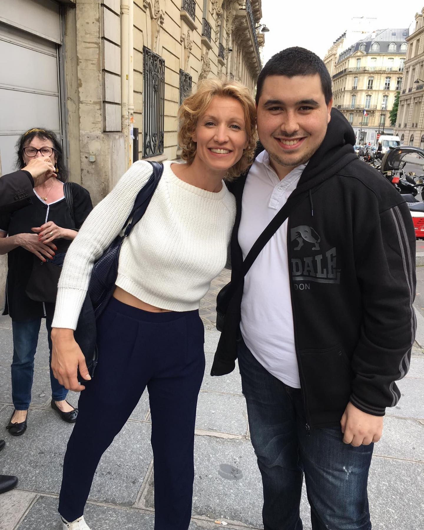 Mehdi Zoghbi avec Alexandra Lamy