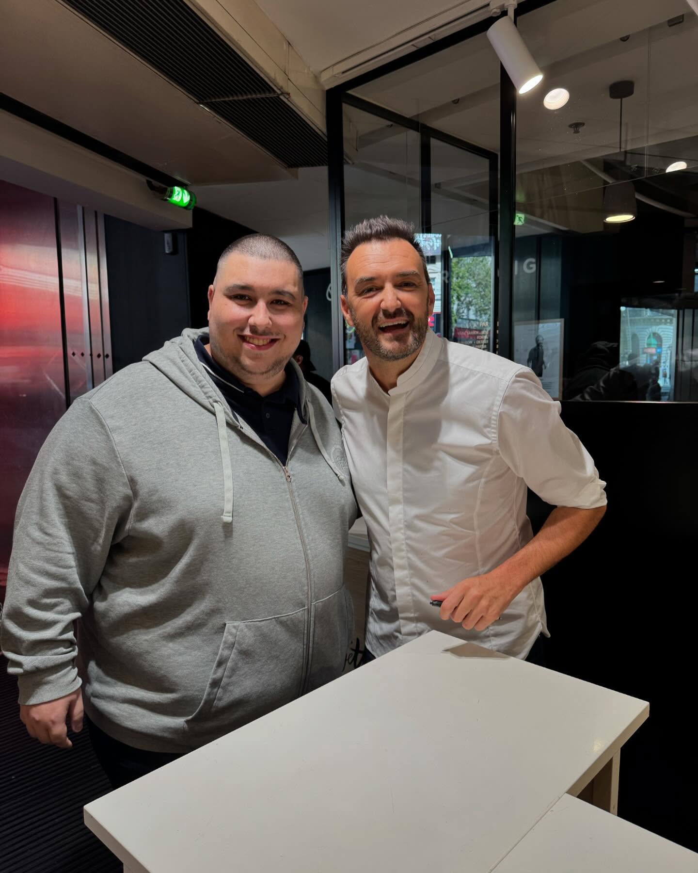 Mehdi Zoghbi avec Cyril Lignac