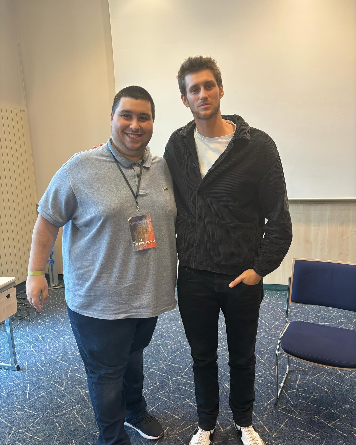 Mehdi Zoghbi avec Jean-Baptiste Maunier