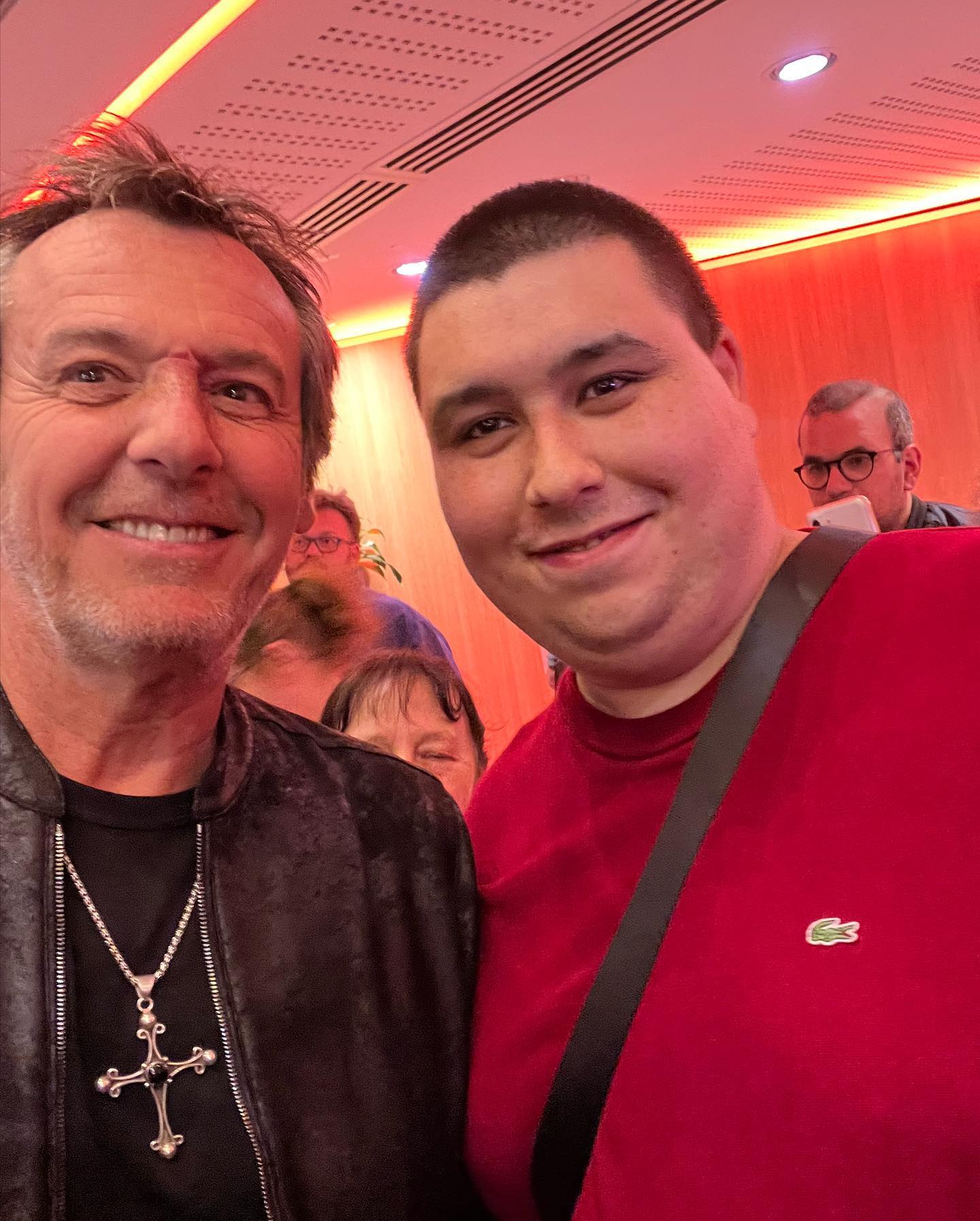 Mehdi Zoghbi avec Jean-Luc Reichmann