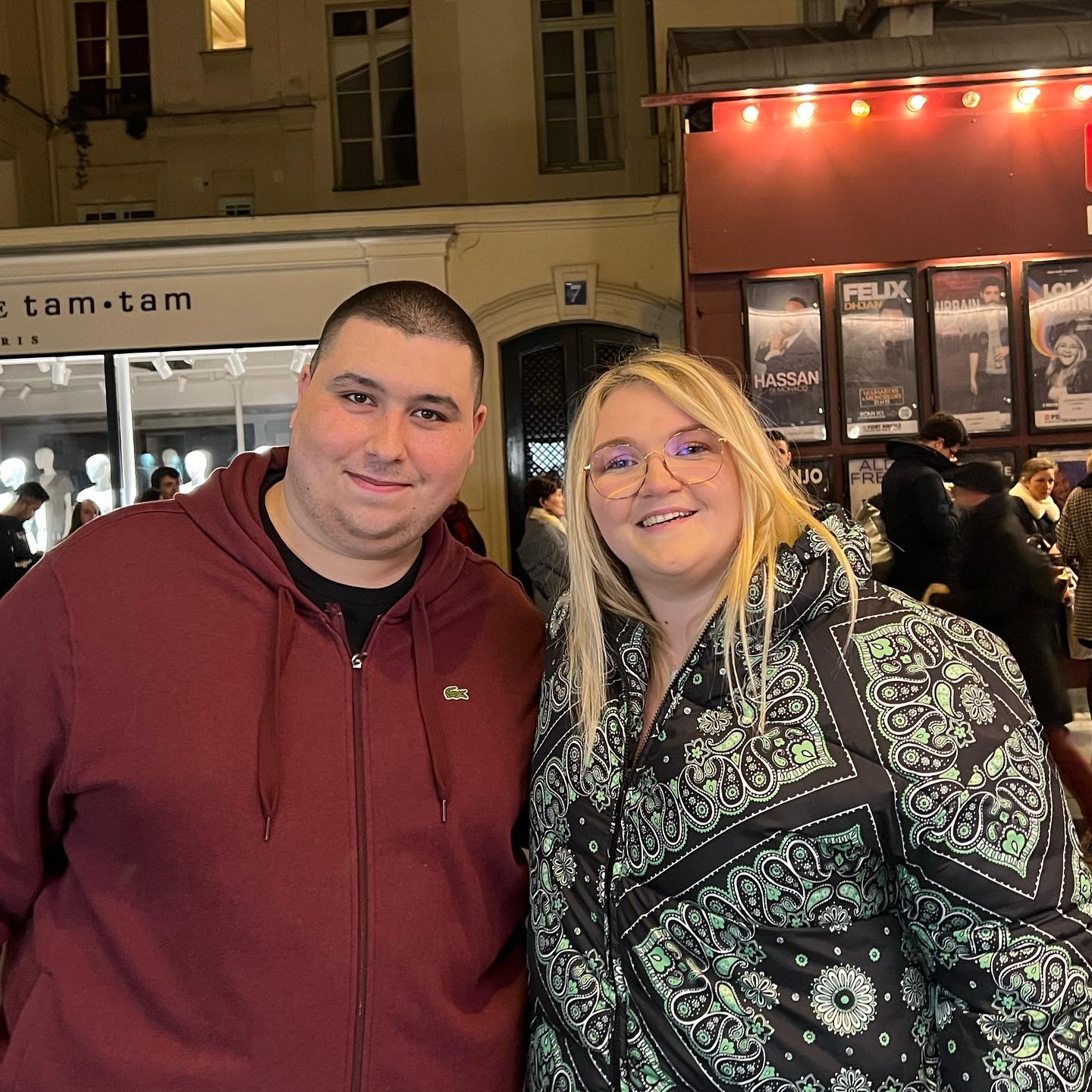 Mehdi Zoghbi avec Lola Dubini au Point Virgule