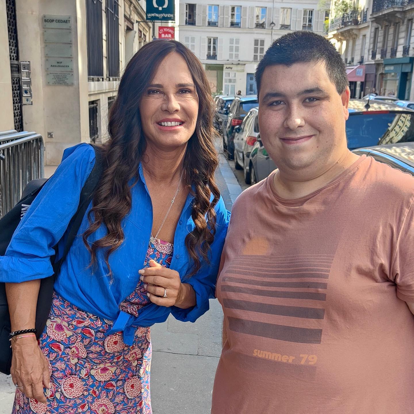 Mehdi Zoghbi avec Nathalie Marquay