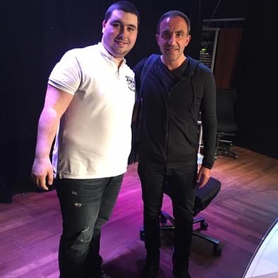 Mehdi Zoghbi avec Nikos Aliagas
